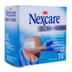 Esparadrapo 3M Nexcare Sensit Hipoal Carne 5 M. X 2,5 Cm