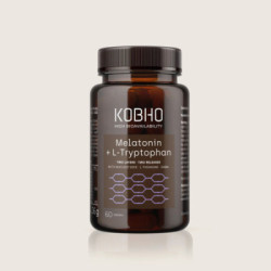 KHOBO Melatonina + L-Triptófano 60 Comprimidos