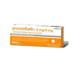 Anestefarin 5 mg/5 mg 20 comprimidos para chupar